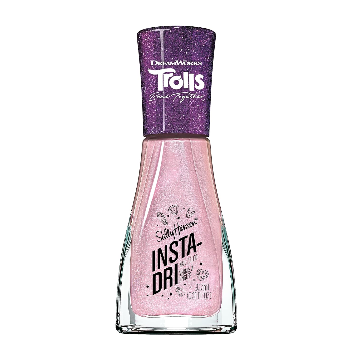 Sally Hansen Insta-Dri X Trolls Nail Polish Collection - Sisterhood - 0.31 Fl Oz