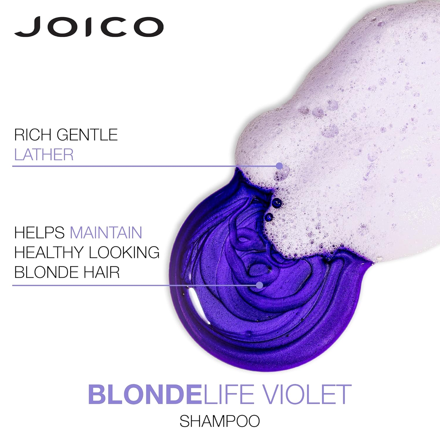 Joico Blonde Life Violet Shampoo and Conditioner | For Cool & Bright Blonde Hair | Neutralize Brassy Tones | Banish Yellow Tones | Boost Shine | Sulfate Free | With Monoi & Tamanu Oil : Beauty & Personal Care