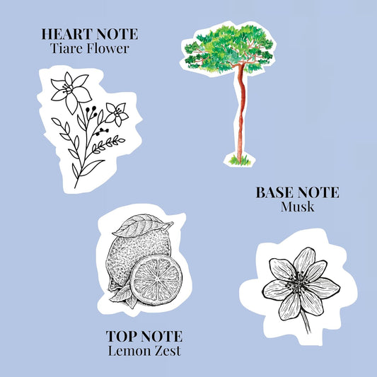 French Way Of Life, Collection Azur, Virée En Mer Eau De Parfum, Spray Perfume For Women, Fresh & Floral, Notes Of Lemon Zest, Lily Of The Valley, Peach, Made In France, 3.38 Fl.Oz