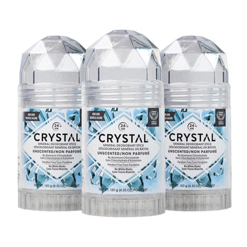 Crystal Deodorant Stick (30003), Unscented, 4.25 Ounce