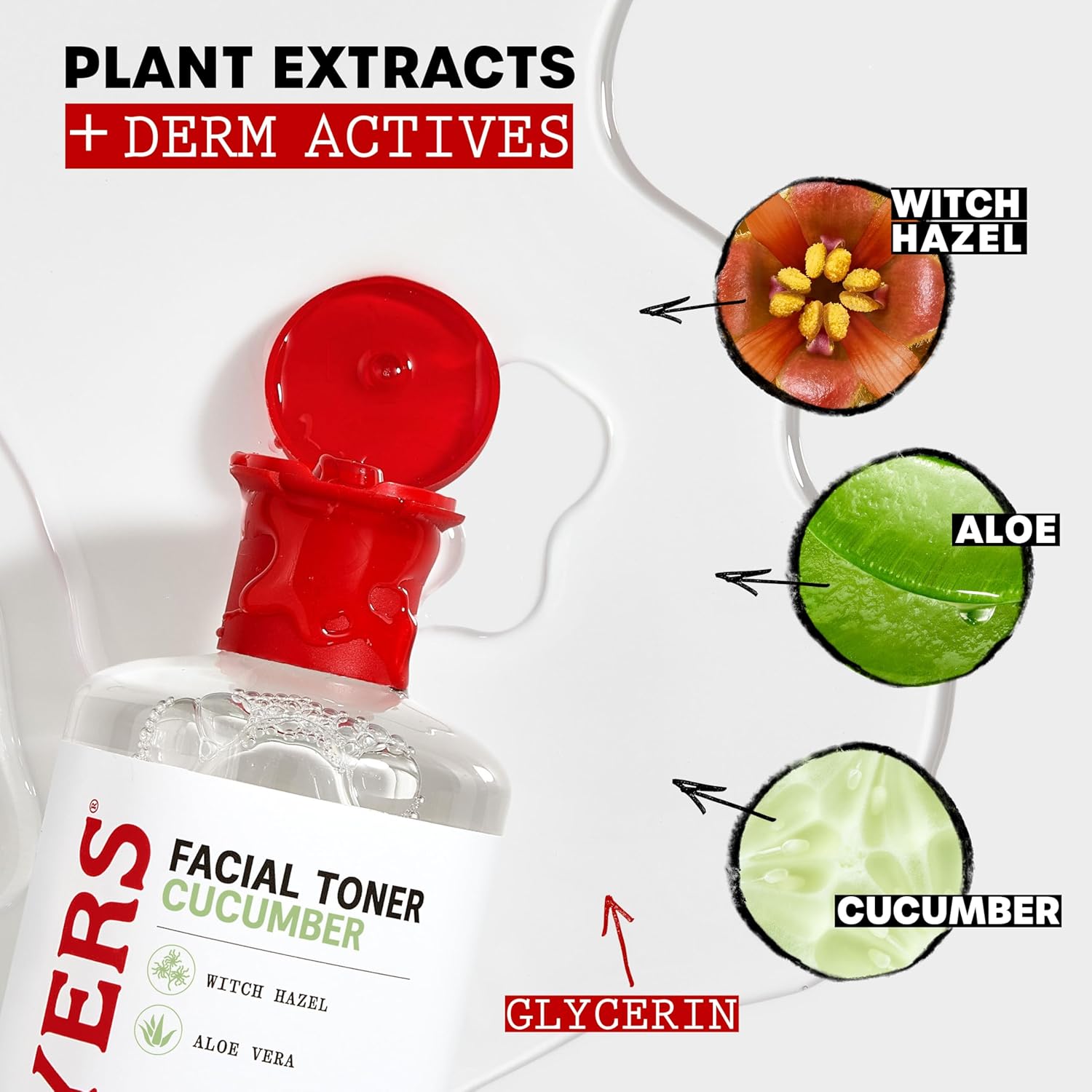 Thayers Witch Hazel Facial Gentle Unscented Toner Lotion with Organic Aloe Vera, 355ml : Amazon.co.uk: Fashion