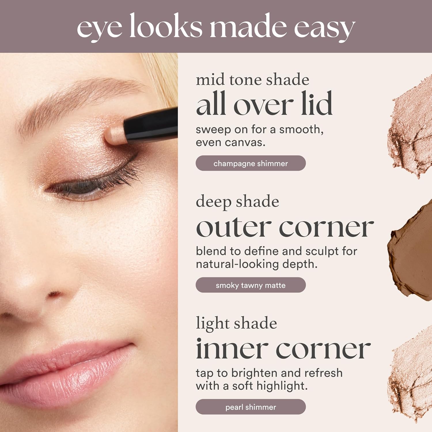 Julep Eyeshadow 101 Cream-To-Powder Waterproof Shadow Stick – Papaya Matte – Long-Lasting, Crease-Proof, Soft Peachy-Orange Matte Cream Eyeshadow With Built-In Smudger : Beauty & Personal Care