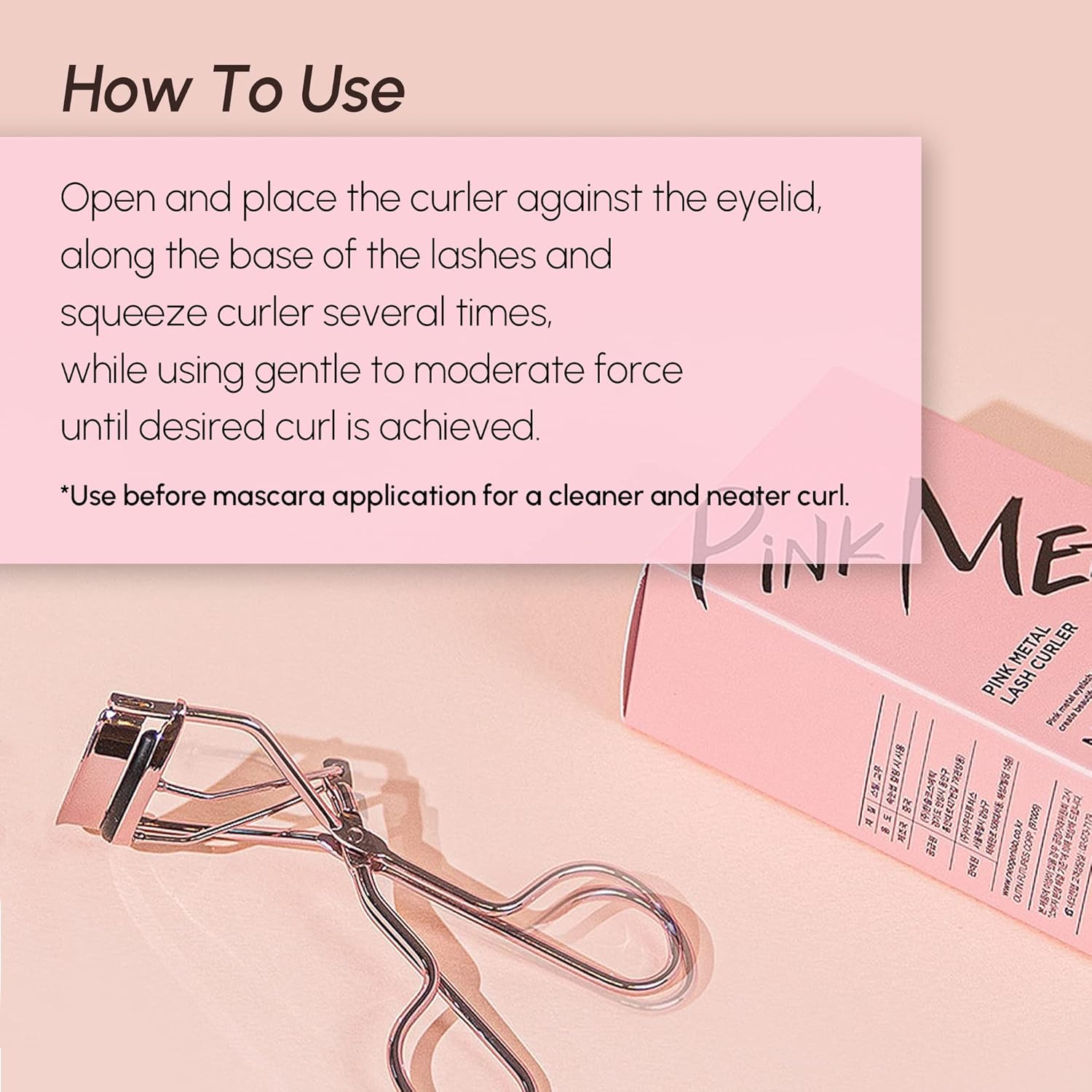 Dermalogy By Neogenlab Eye Makeup (Pink Eyelash Curler)