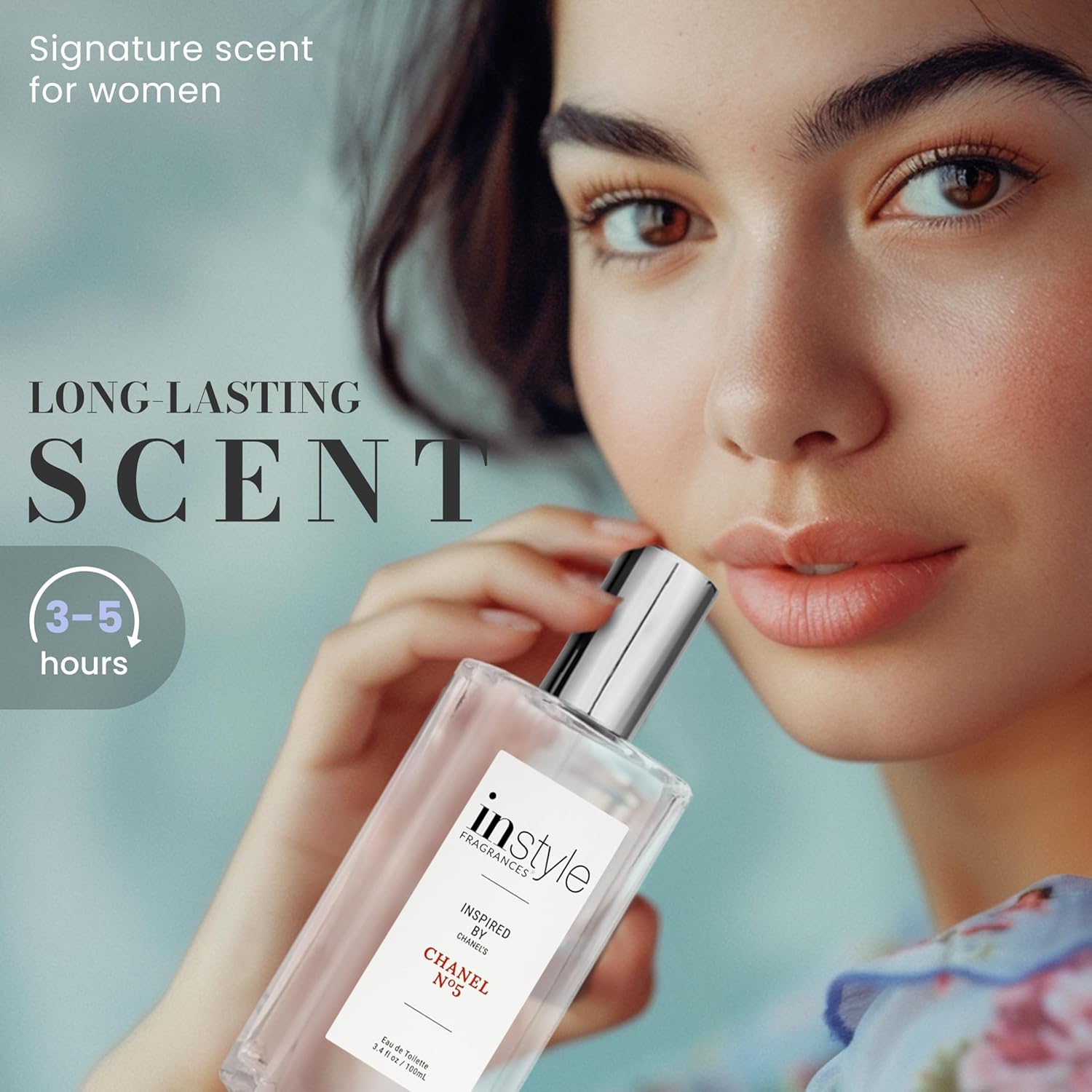 Instyle Fragrances, Inspired By Chanel'S Chanel No. 5, Eau De Toilette, Fragrance For Women, Vegan, Paraben Free, Never Tested On Animals, 3.4 Fluid Ounces : Beauty & Personal Care