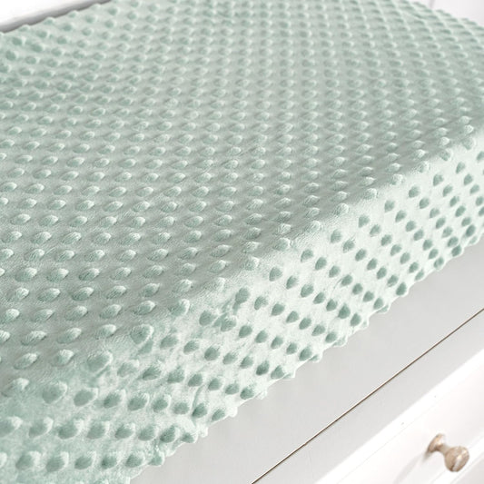 Gerber Unisex Baby Changing Pad Cover, Dino Time, Green With White Polka Dots, Soft Velboa, Newborn, Infant, Baby, Changing Pad Cover