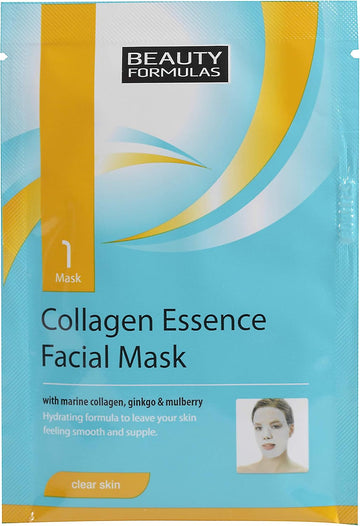 Beauty Formulas Clear Skin Collagen Essence Facial Mask