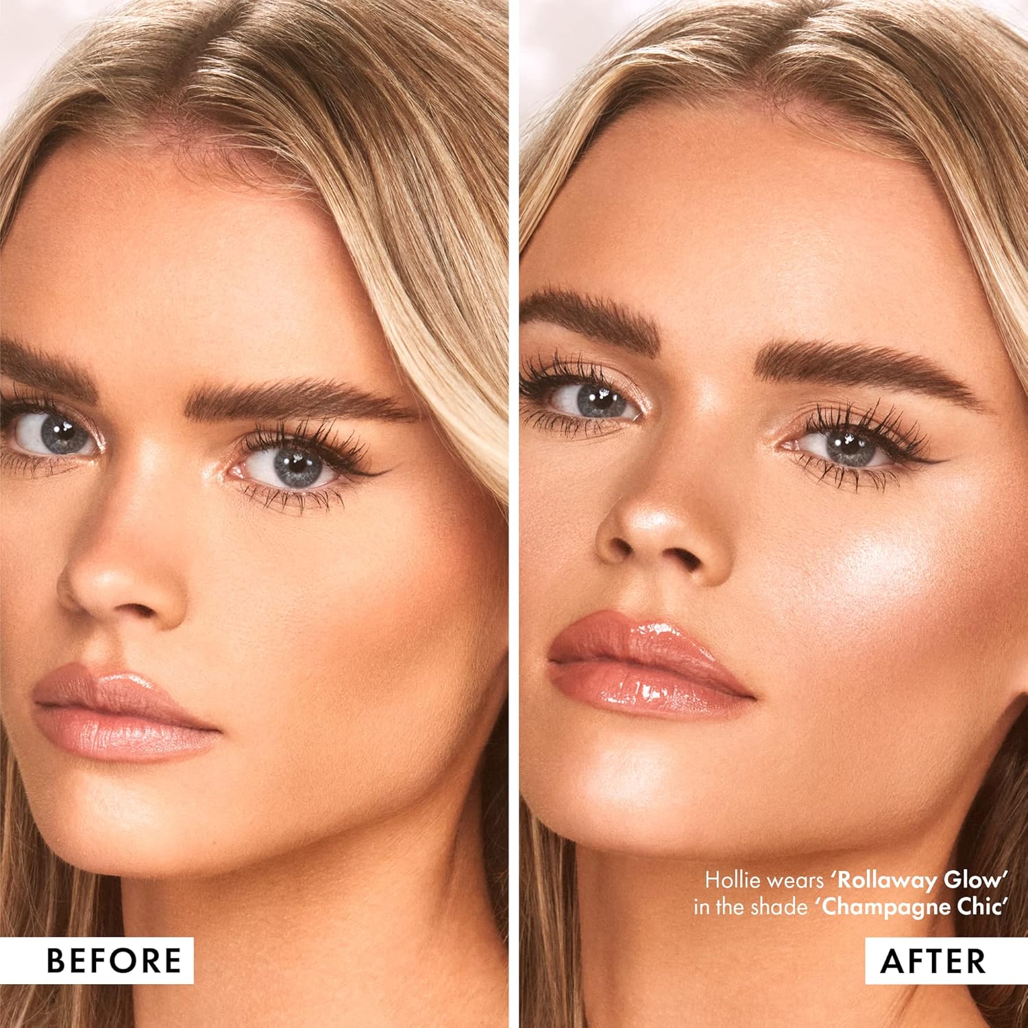 Iconic London Rollaway Glow | Liquid Highlighter For A Radiant Glow, Cruelty-Free, Vegan Makeup (Rose Potion) 0.27 Fl Oz : Beauty & Personal Care