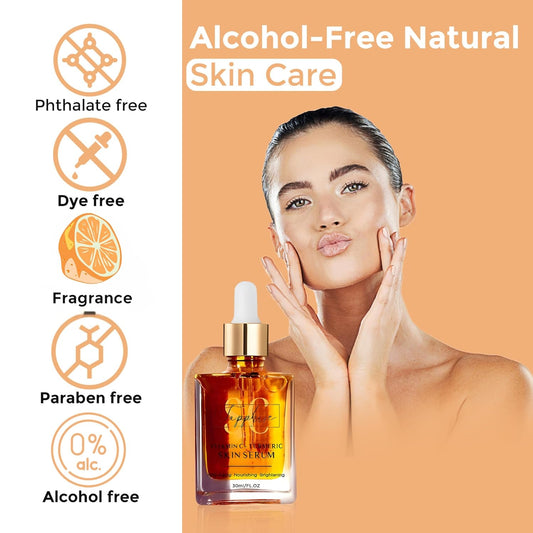Sc Sapphire'S Vit C Ascorbic Acid & Turmeric Elixir | A Daily Essential For Skincare, Revitalizing Dull, Dry Skin | Calming Sensitive Or Stressed Skin | Hydrating Winter Solution | 1Oz. (2)