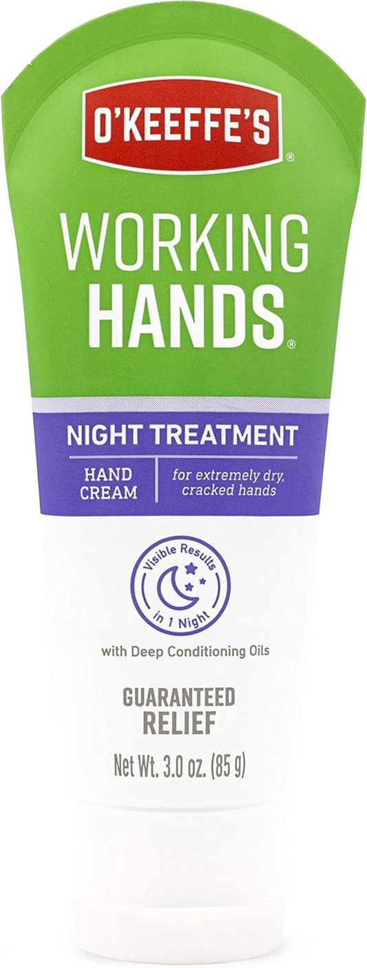 O'Keeffe'S Night Treatment Combo Pack Including Working Hands Night Treatment Hand Cream, Healthy Feet Night Treatment Foot Cream And Lip Repair Night Treatment Lip Balm