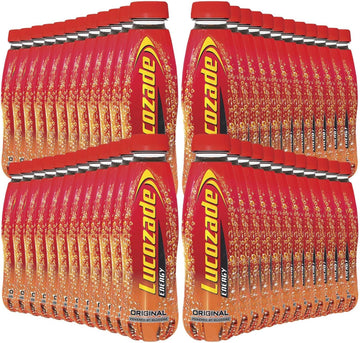 Lucozade Original Energy Drink 48 X 380Ml – Sparkling Glucose Beverage, Bulk Pack, Ideal For Hydration, Sports, Office & On-The-Go Energy Boost