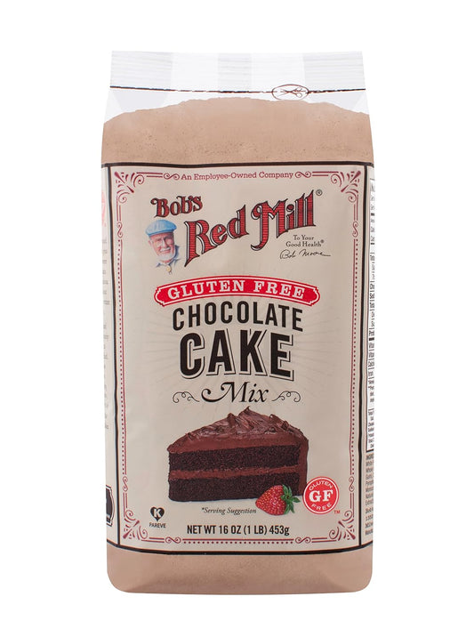 Bob's Red Mill Gluten Free Chocolate Cake Mix, 16 ounce (Pack of 4)