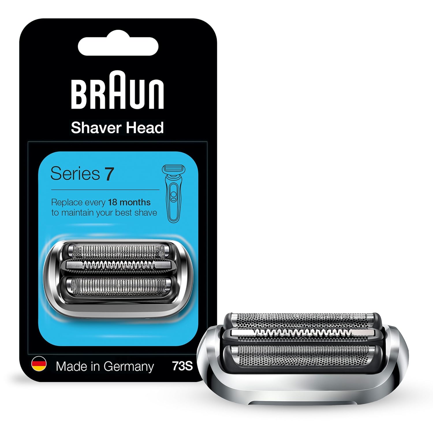 Braun Series 7 New Generation Electric Shaver 73S Replacement Head, Compatible With 7020S, 7025S, 7085Cc, 7027Cs, 7071Cc And 7075Cc Shavers