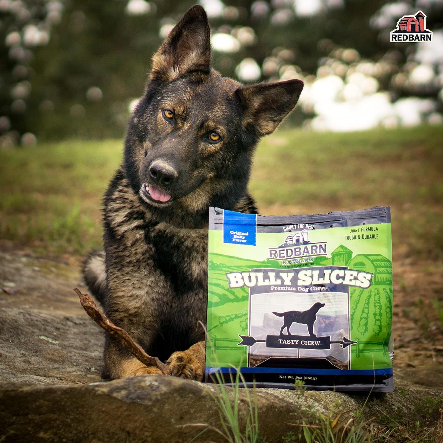 Redbarn Bully Slices for Dogs (Original Bully) Natural Dental Treats (12 Bags) : Pet Snack Treats : Pet Supplies