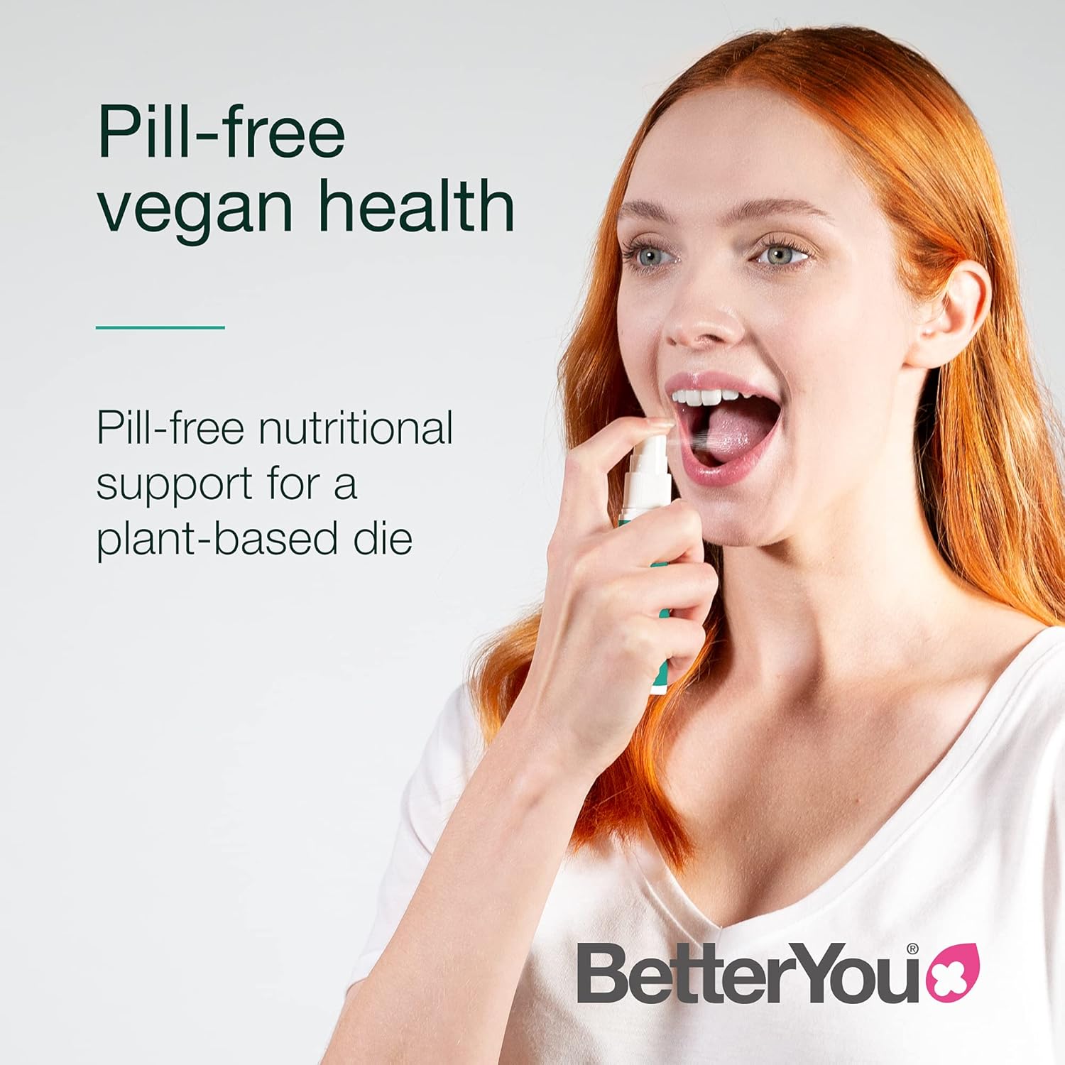 BetterYou Vegan Health Daily Oral Spray, Pill-Free Vitamin Supplement for Vegans, Contains Vitamin D, Vitamin B12, Iron and Iodine, 48-Day Supply, Made in The UK, Natural Mixed Berries Flavour : Amazon.co.uk: Health & Personal Care
