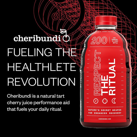 Cheribundi Original Tart Cherry Juice - Lightly Sweetened With Apple Juice - Fight Inflammation & Support Muscle Recovery, Post Workout Recovery Drinks For Runners, Cyclists & Athletes - 32 Oz, 6 Pack