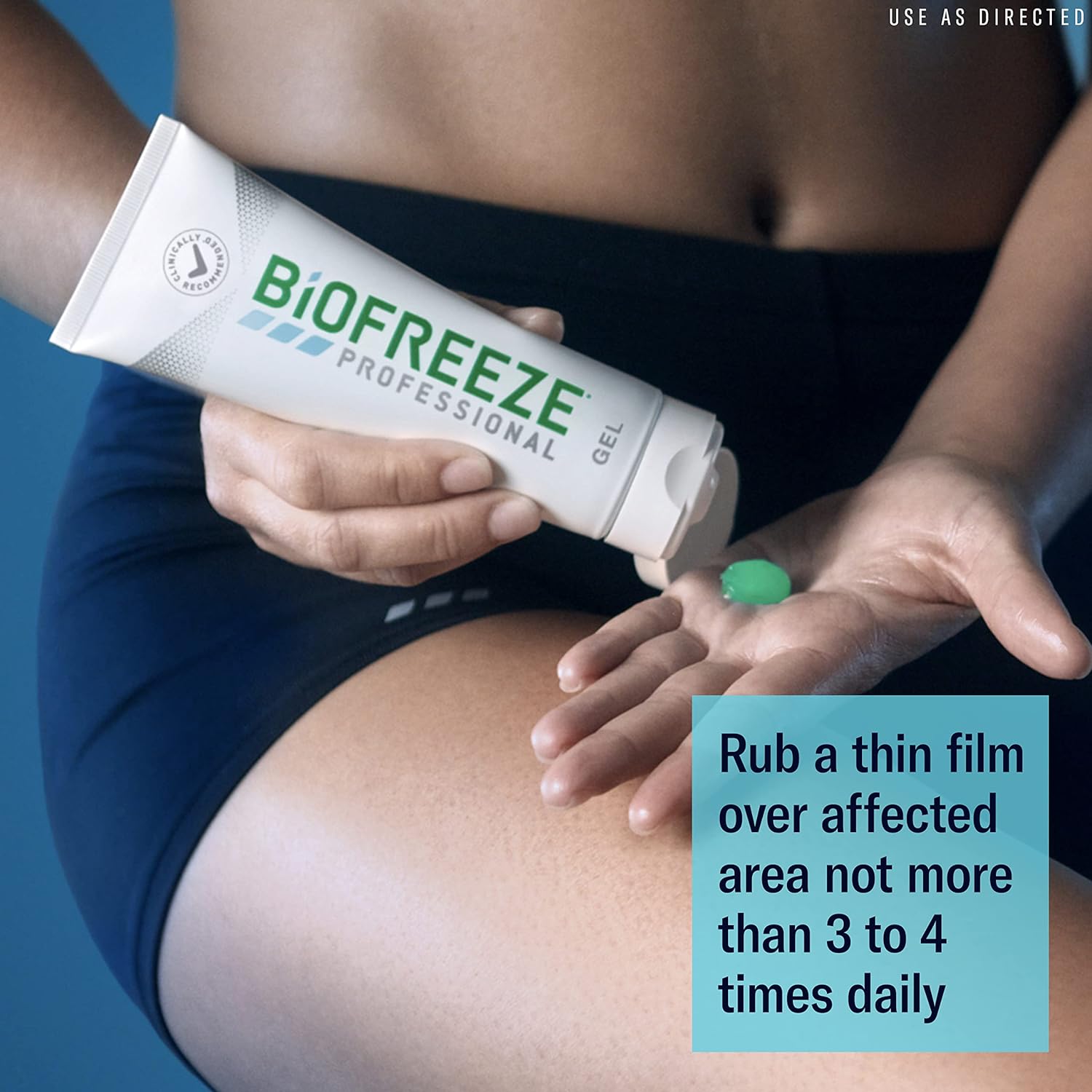 Biofreeze Professional Strength Pain Relief Gel, Knee & Lower Back Pain Relief, Sore Muscle Relief, Neck Pain Relief, Shoulder Pain Relief, 3 Pack (4 FL OZ Biofreeze Menthol Gel) : Health & Household