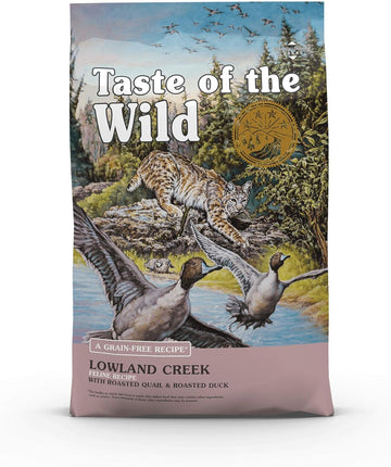 Taste Of The Wild High Protein Real Meat Recipes Premium Dry Cat Food With Superfoods And Nutrients Like Probiotics, Vitamins And Antioxidants For Adult Cats And Kittens