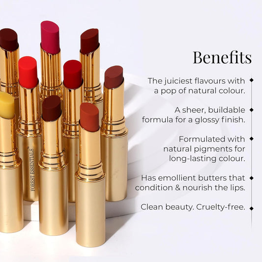 Forest Essentials Tinted Lip Serum Madhu Rasa Gulaab Jal 2.2G (Lipstick)