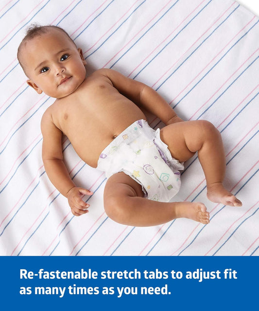 Medline Premium Disposable Baby Diapers, Absorbent & Ultra-Soft For Delicate Skin, Size 7 (41+ Lbs), Pack Of 25