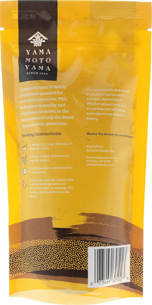 Yama Moto Yama Loose Houji Cha Roasted Green Tea, 3.52 Ounce (Pack Of 12)