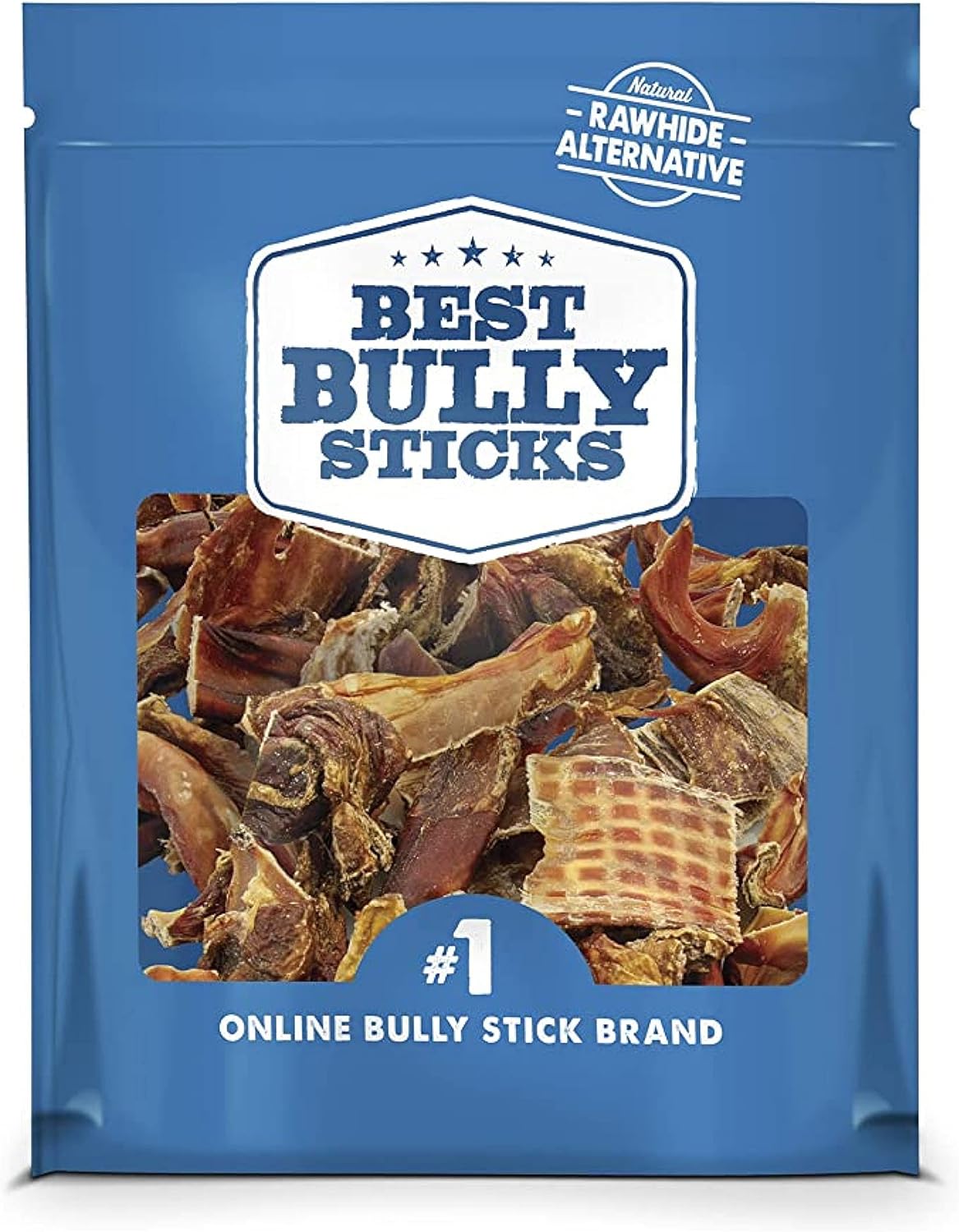 Best Bully Sticks Joint Jerky Gullet Bite Dog Treats (1.5lb. Bag) - All-Natural Beef Dog Treats