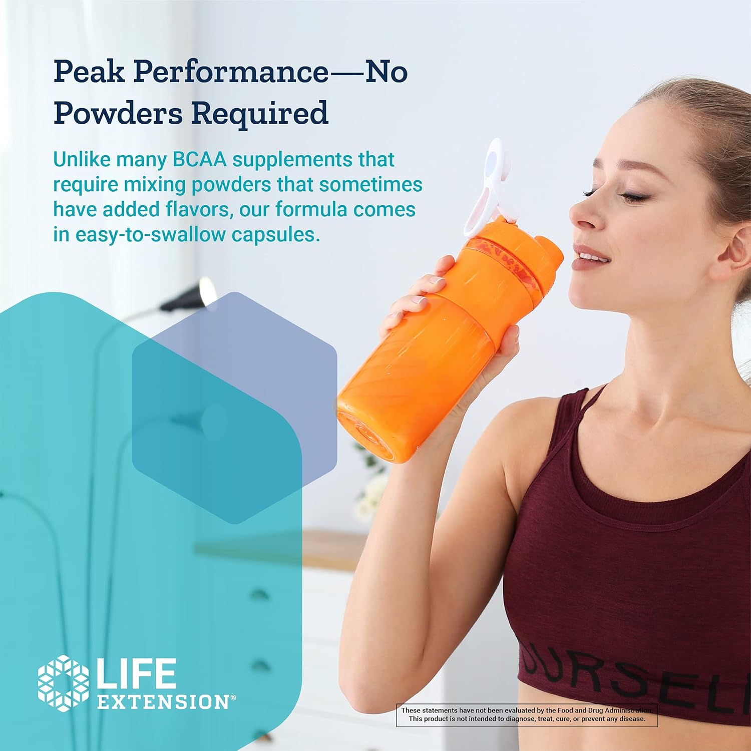 Life Extension Branched Chain Amino Acids (Bcaas), Leucine, Isoleucine, Valine, Promotes Muscle Recovery After Exercise, Gluten-Free, Non-Gmo, 90 Capsules : Health & Household