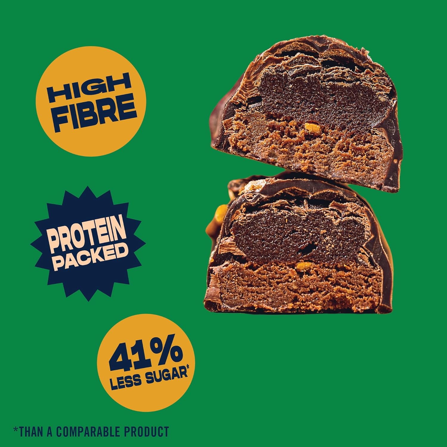 Vive Superchoc Low Sugar High Fibre Caramelised Hazelnut Chocolate Bar - Protein Packed - Vegan Healthy Snack : Amazon.co.uk: Health & Personal Care