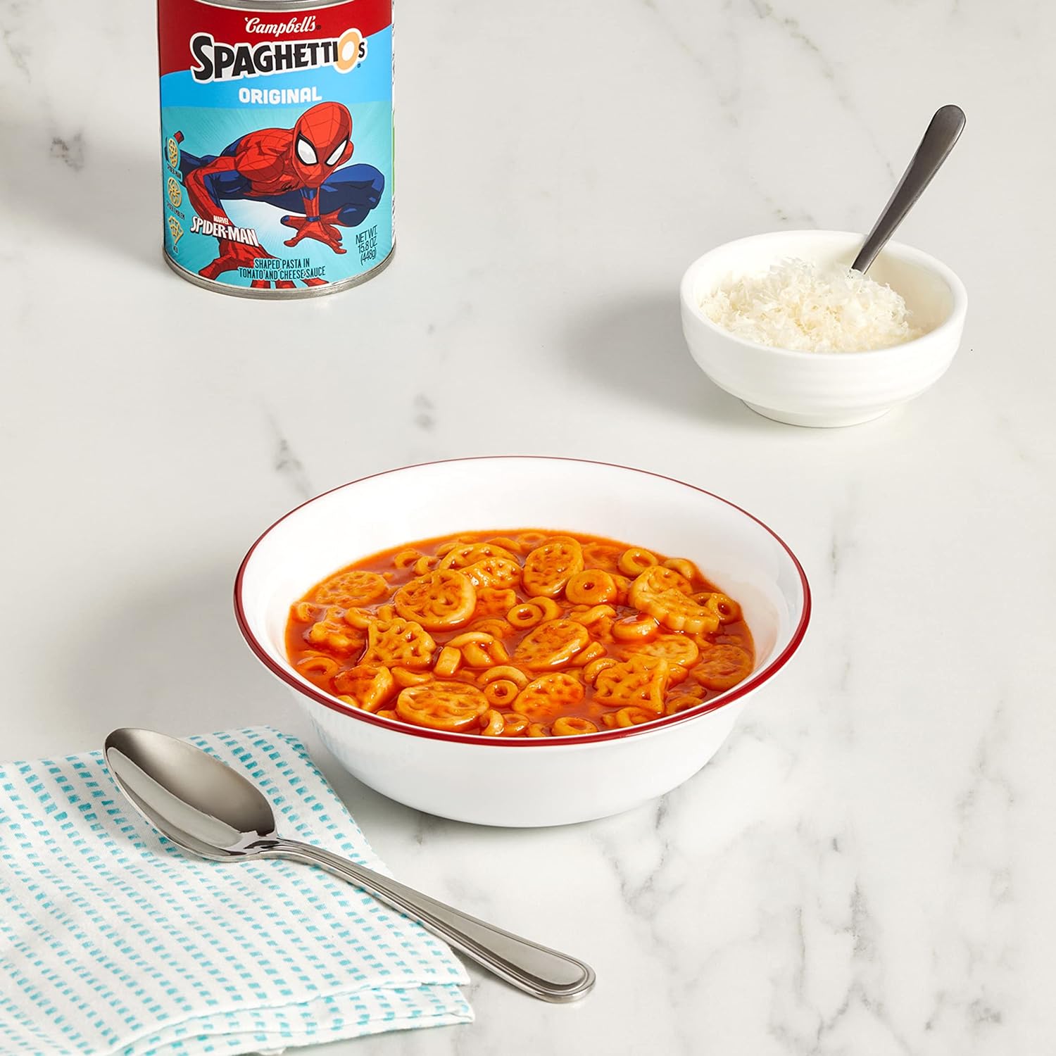 SpaghettiOs Original Marvel's Spider-Man Shaped Canned Pasta, 15.8 oz Can : Everything Else