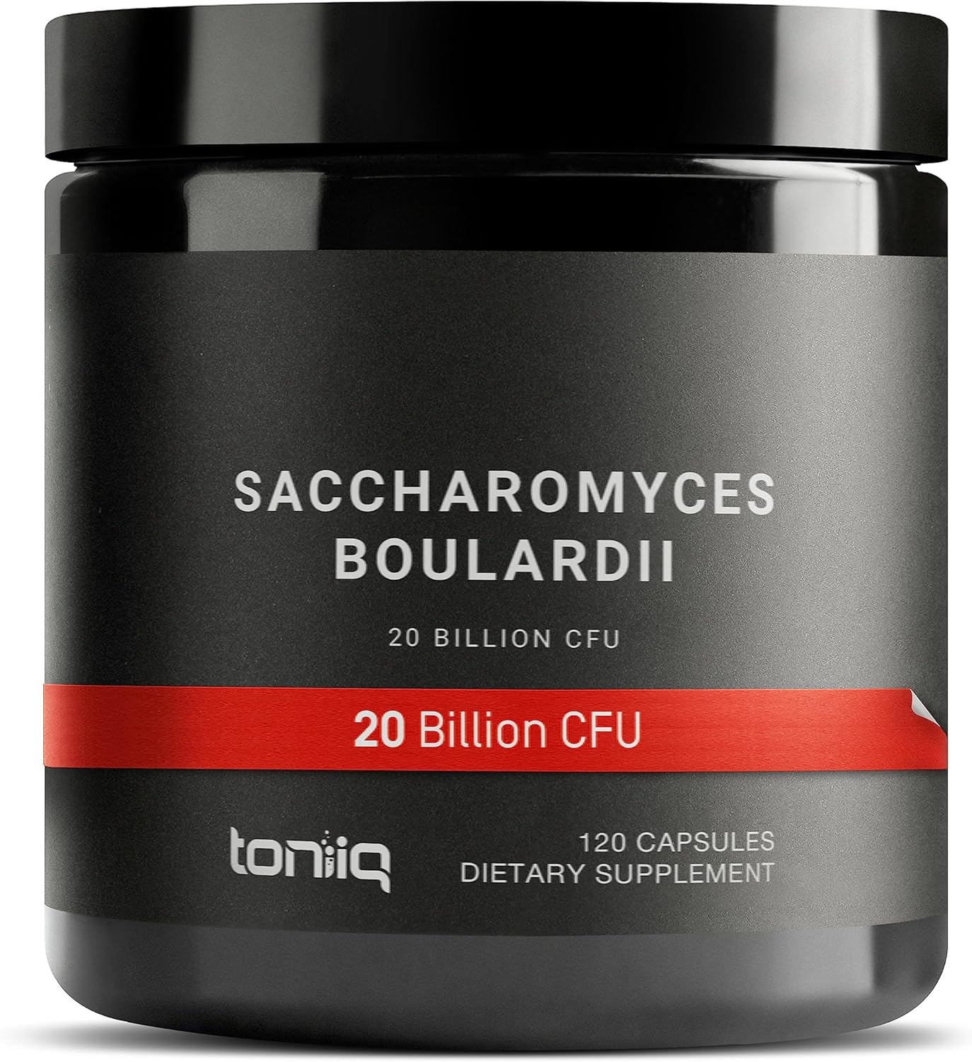 Toniiq Ultra High Potency Saccharomyces Boulardii - 20 Billion Cfu Probiotics - 1000Mg Per Serving - S Boulardii Probiotic -Saccharomyces Boulardii Probiotic Strain -120 Vegetarian Caps