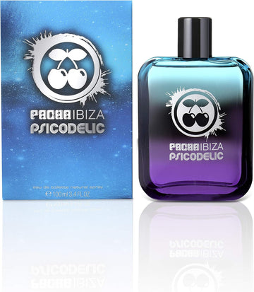 Pacha Ibiza Perfumes - Psicodelic Him, Eau De Toilette For Men - Long Lasting - Sexy, Masculine And Elegant Fragance - Woody And Spicy Notes - Ideal For Day Wear - 50 Ml