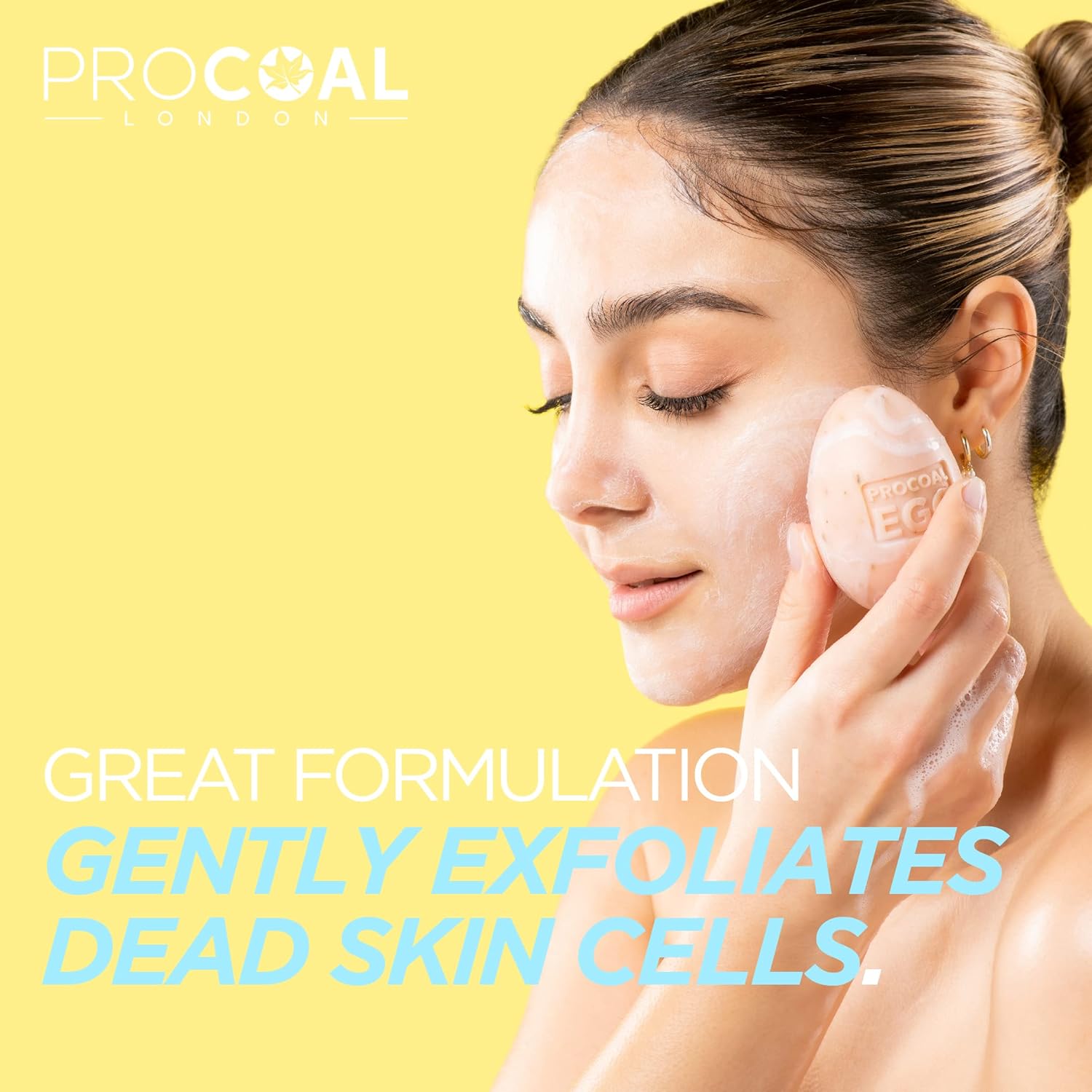 Salicylic Egg, Natural Salicylic Acid Soap 100g by Procoal - Salicylic Acid Face & Body Wash For Combination, Oily, Blemish Prone Complexion, Vegan Face Soap & Cruelty-free : Amazon.co.uk: Beauty
