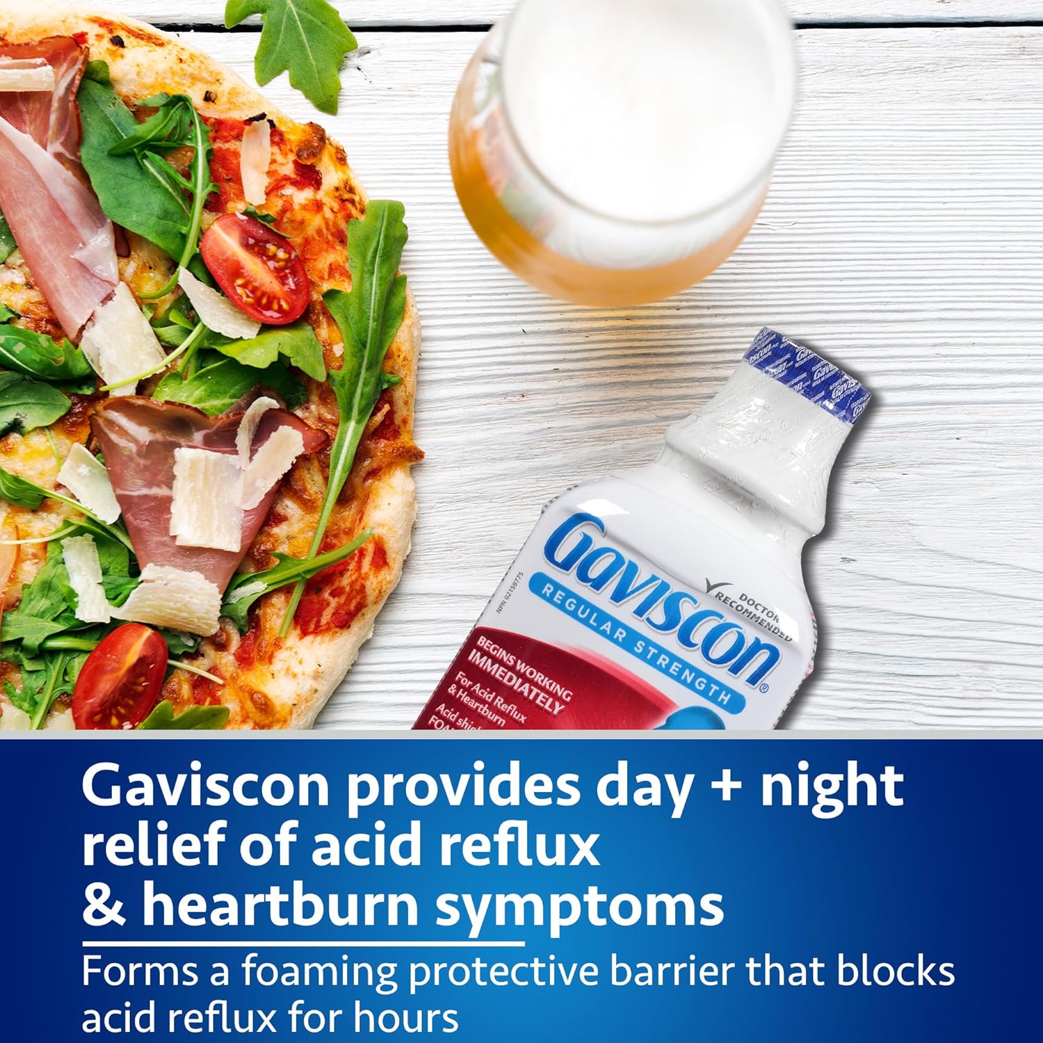 Gaviscon Fruit- Long-Lasting Acid Reflux And Heartburn Relief, 340Ml : Health & Household