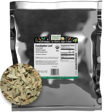 Frontier Eucalyptus Leaf Cut/Sifted Certified Organic, 16 Ounce Bag