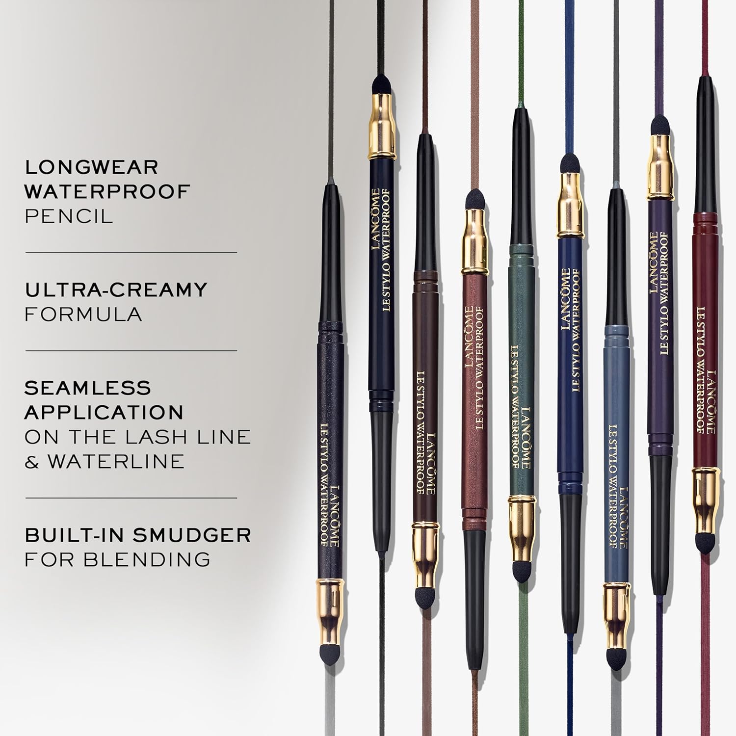 Lancôme Le Stylo Waterproof Eyeliner - Long-Lasting, Creamy & Blendable Eyeliner Pencil with Smudger (06 Vision Ivy) : Amazon.co.uk: Beauty