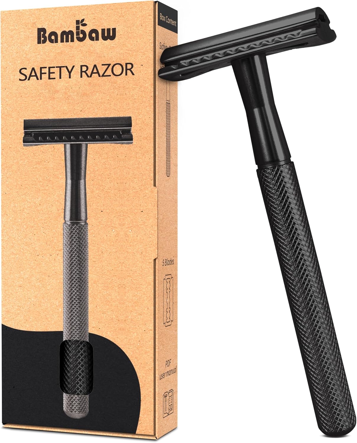 Bambaw Metal Safety Razor For Women - Rose Gold Women’S Razor - No Blade Included