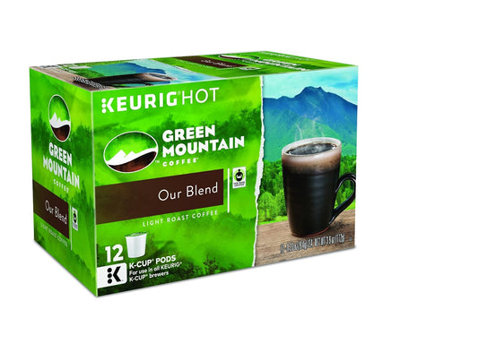 Green Mountain Coffee Roasters Our Blend, Single-Serve Keurig K-Cup Pods, Light Roast Coffee, 72 Count