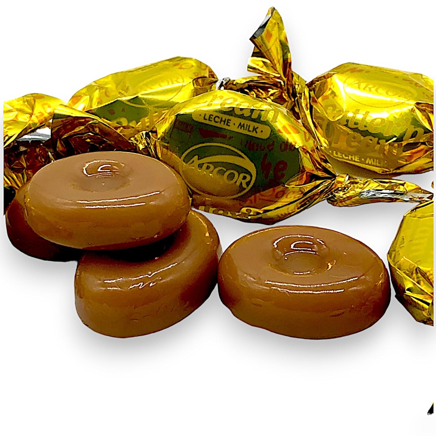 Butter 'N' Cream Toffee Candy-1.5 Lbs Old Fashion Hard Candies Individually Wrapped- Crafted With Real Butter And Fresh Cream For A Silky Buttery Taste(24 Oz) : Grocery & Gourmet Food