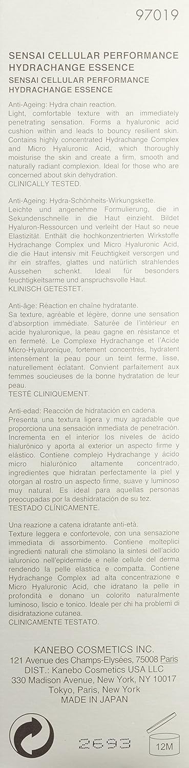 Kanebo Sensai Cellular Performence Hydrating Hydrachange Mask - 40 Ml