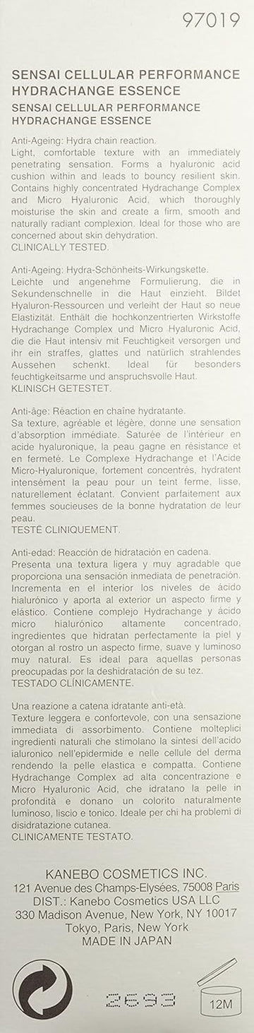 Kanebo Sensai Cellular Performence Hydrating Hydrachange Mask - 40 Ml
