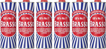 Brasso Metal Polish Liquid, 1L (Pack Of 6)
