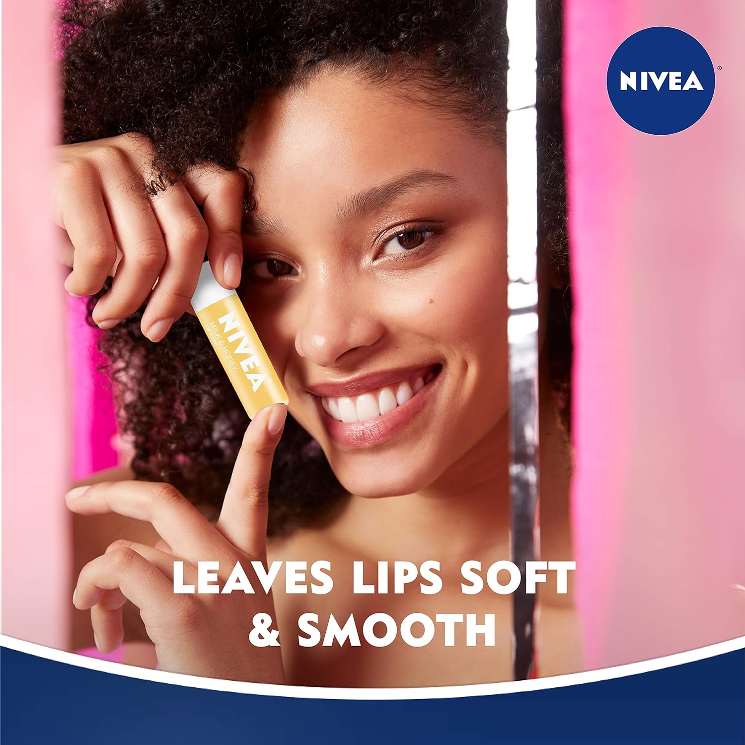 NIVEA Milk and Honey Lip Care, Moisturizing Lip Balm Stick with Shea Butter, 4 Pack of 0.17 Oz Sticks : Everything Else