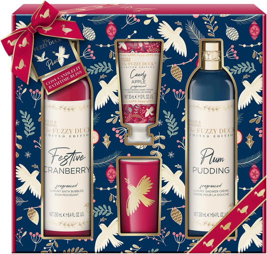 Baylis & Harding The Fuzzy Duck Winter Wonderland Luxury Candlelit Bathing Gift Set - Vegan Friendly