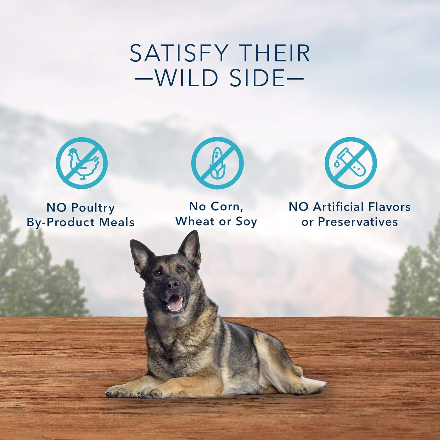 Blue Buffalo Wilderness Wild Bones Grain Free Dental Chews Dog Treats, Small 27-oz Bag : Pet Supplies