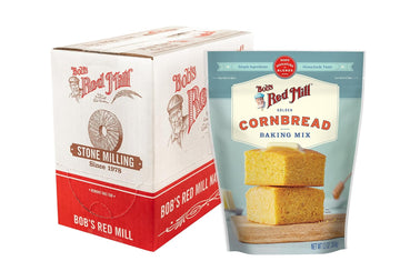 Bob's Red Mill Signature Golden Cornbread Baking Mix - 13 Ounce Bag (Pack of 4), Simple Clean Ingredients, Homemade Taste