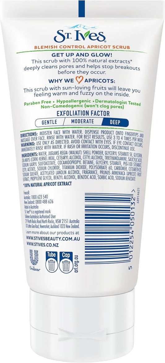 St Ives Blemish Control Apricot Face Scrub 150 Ml