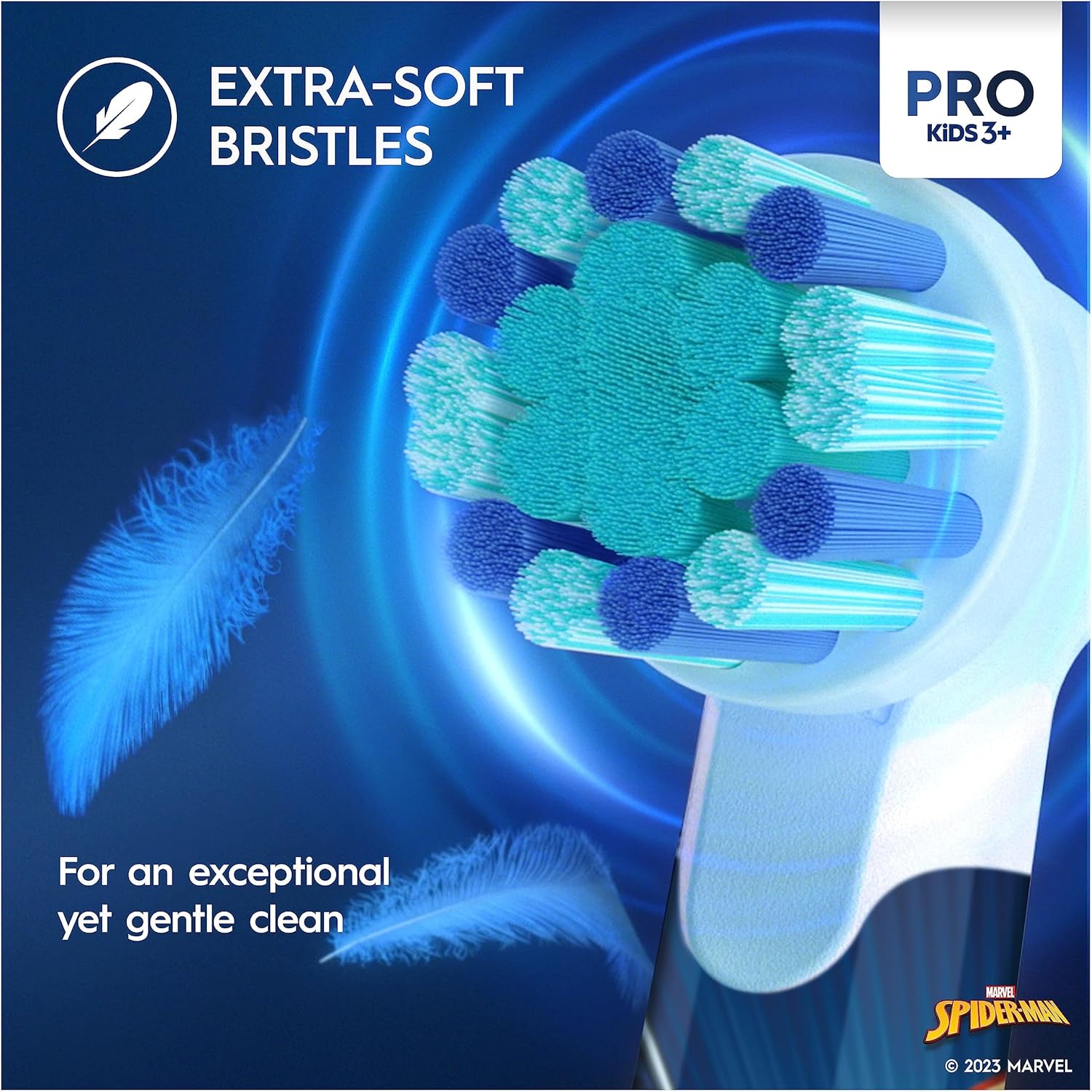 Oral-B Pro Kids Electric Toothbrush, Christmas Gifts For Kids, 1 Toothbrush Head, x4 Frozen Stickers, 1 Travel Case, 2 Modes with Kid-Friendly Sensitive Mode, For Ages 3+, 2 Pin UK Plug, Blue : Amazon.co.uk: Health & Personal Care