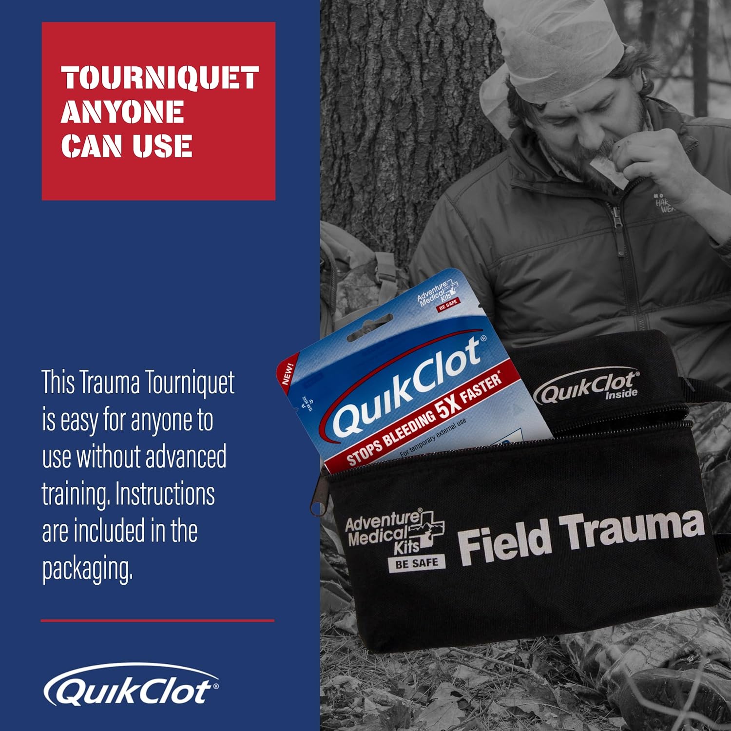 Adventure Medical Kits Field Trauma Medical Kit with QuikClot : Health & Household