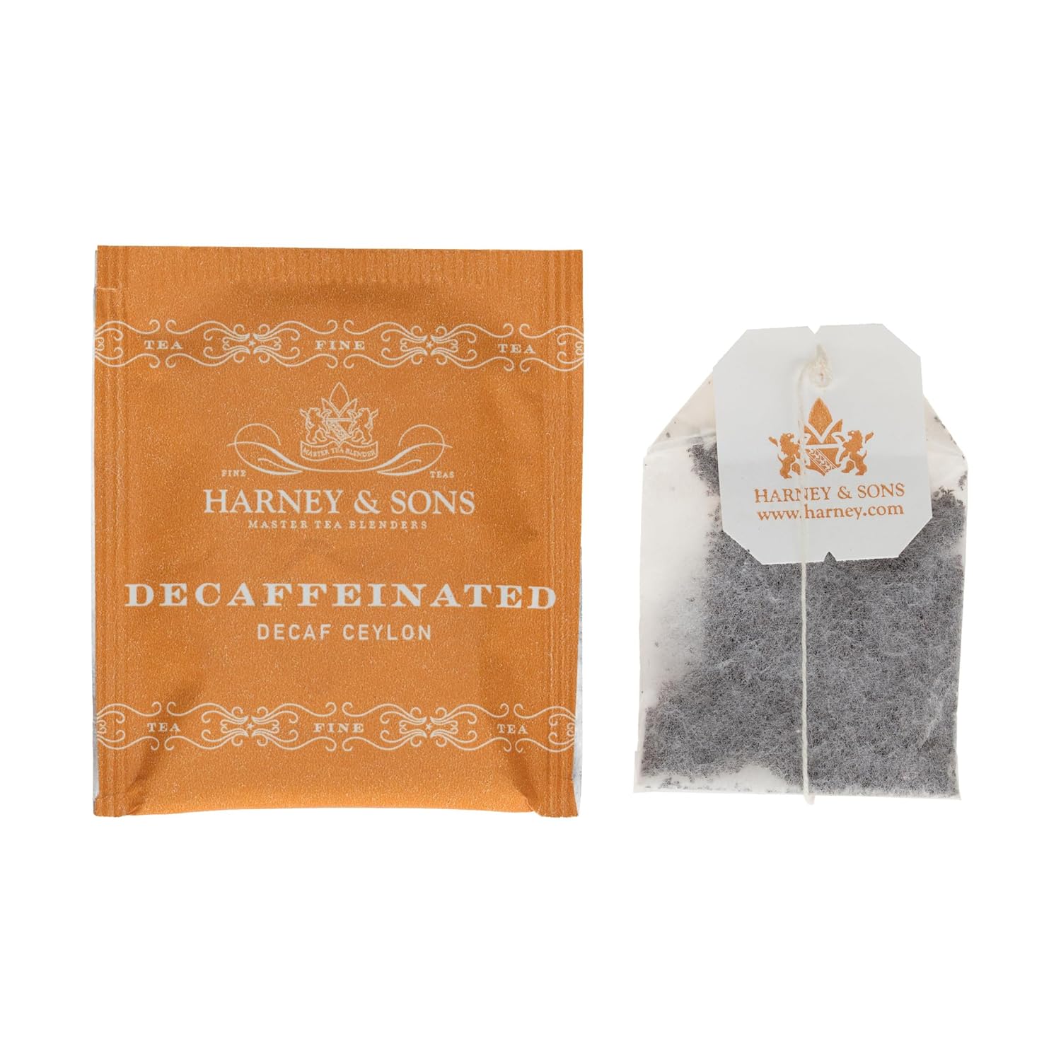 Harney & Sons Black Tea, Tea Bags, Decaffeinated, 50 Count : Black Teas : Grocery & Gourmet Food