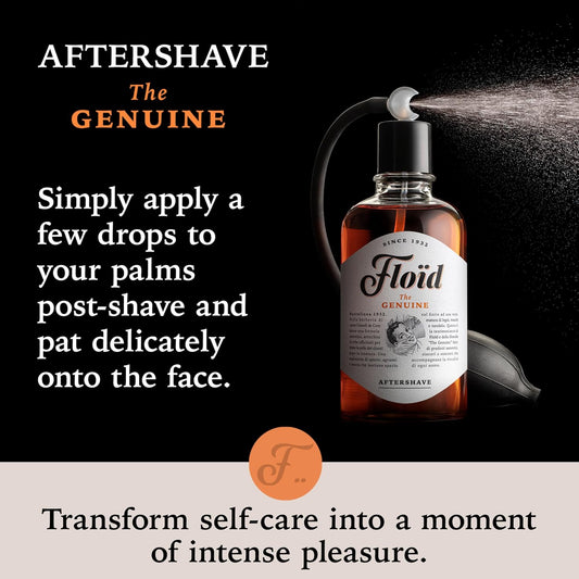 Floid The Genuine Aftershave Lotion (400Ml), Men'S Aftershave With Refreshing Menthol Rebalances, Regenerates And Reduces Skin Irritation, Men'S Skin Care