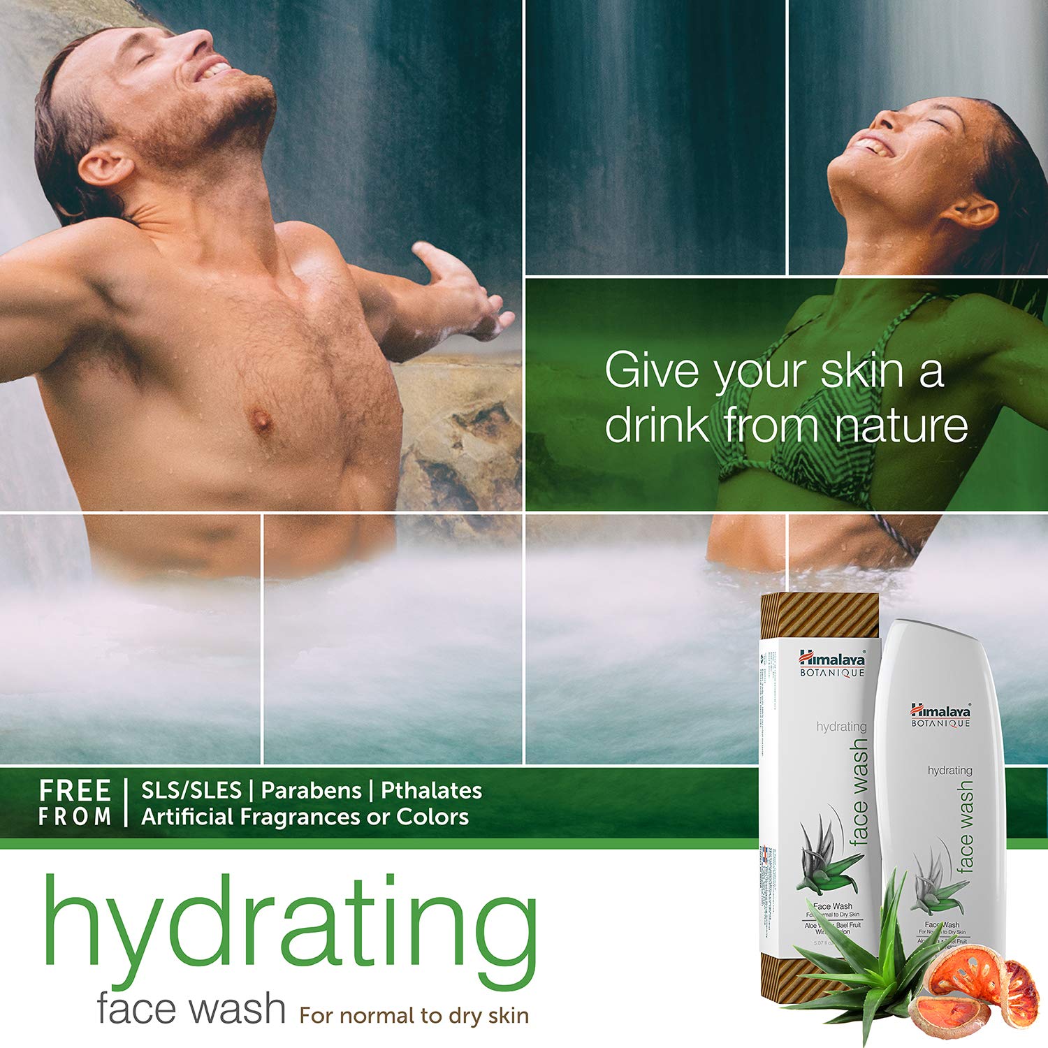 Himalaya Botanique Invigorating Face Wash For Normal To Combination Skin, Free-From Parabens, Sls And Phthalates, Hydrating Facial Cleanser With Lemon, Cinnamon And Honey, 5.07 Oz (150 Ml) : Beauty & Personal Care
